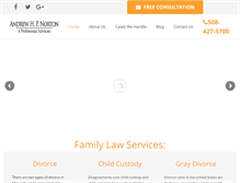 Tablet Screenshot of anortonlaw.com